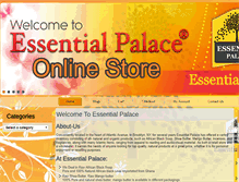 Tablet Screenshot of essentialpalace.com